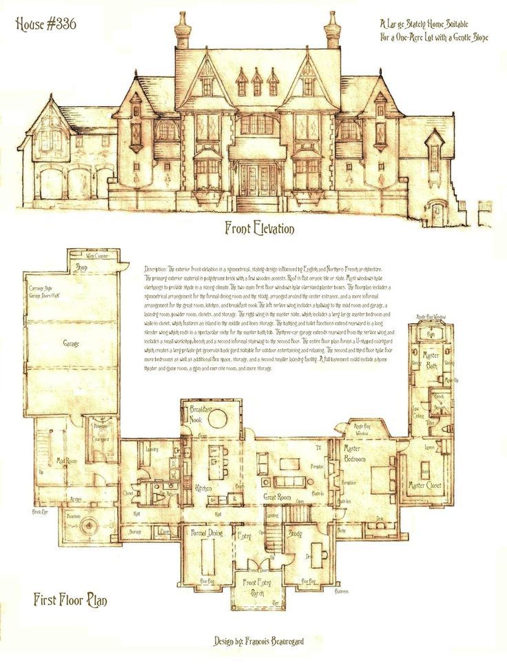 the first floor and second floor plans