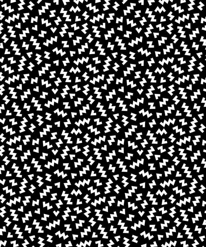 an abstract black and white background with many small stars in the shape of arrows, which are