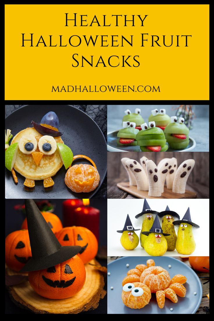 healthy halloween fruit snacks for kids and adults