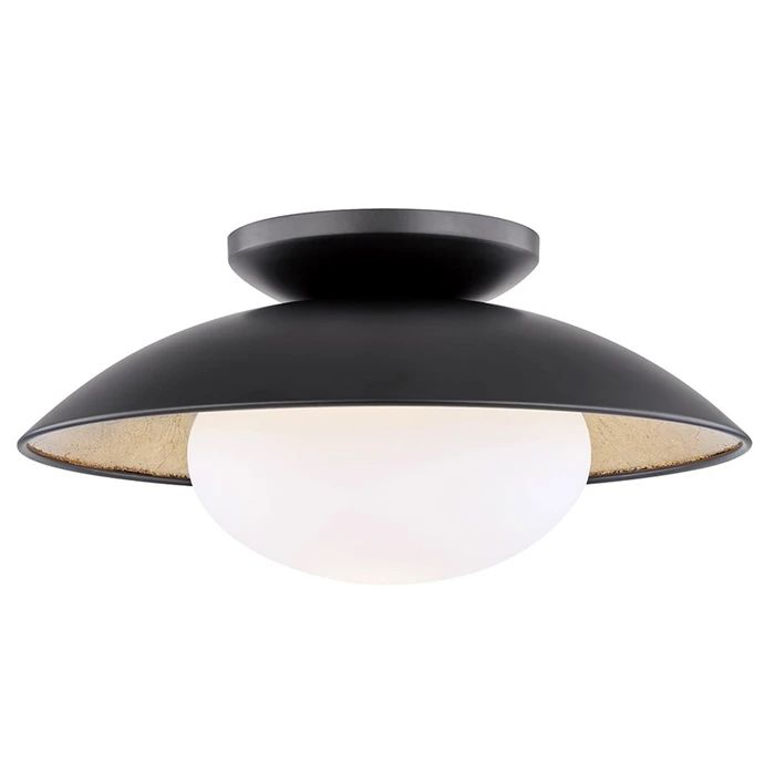 a black and white light fixture on a white background