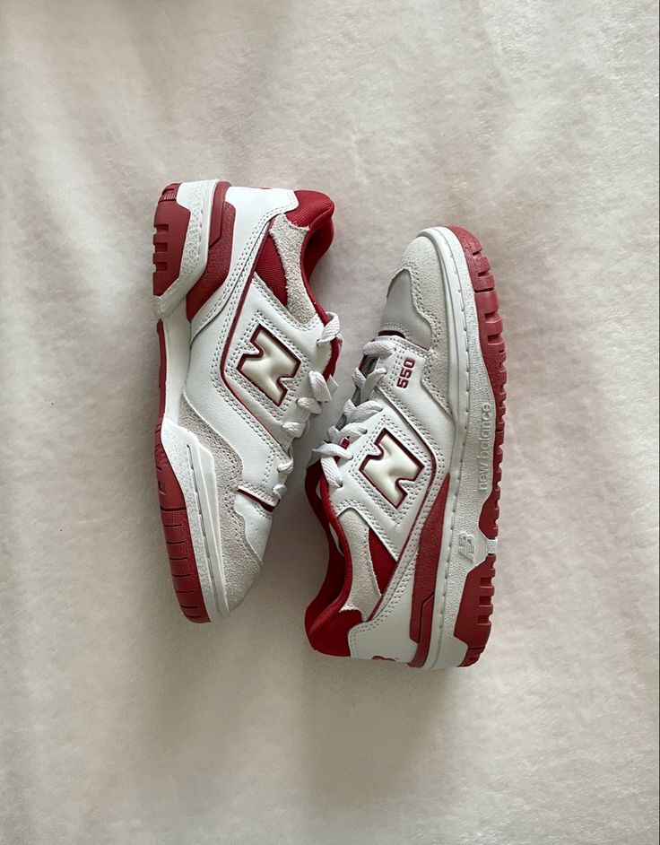 Red New Balance Shoes, Nb Shoes, Pretty Sneakers, Trendy Shoes Sneakers, Pretty Shoes Sneakers, Hype Shoes, Aesthetic Shoes, Trending Sneakers, Swag Shoes