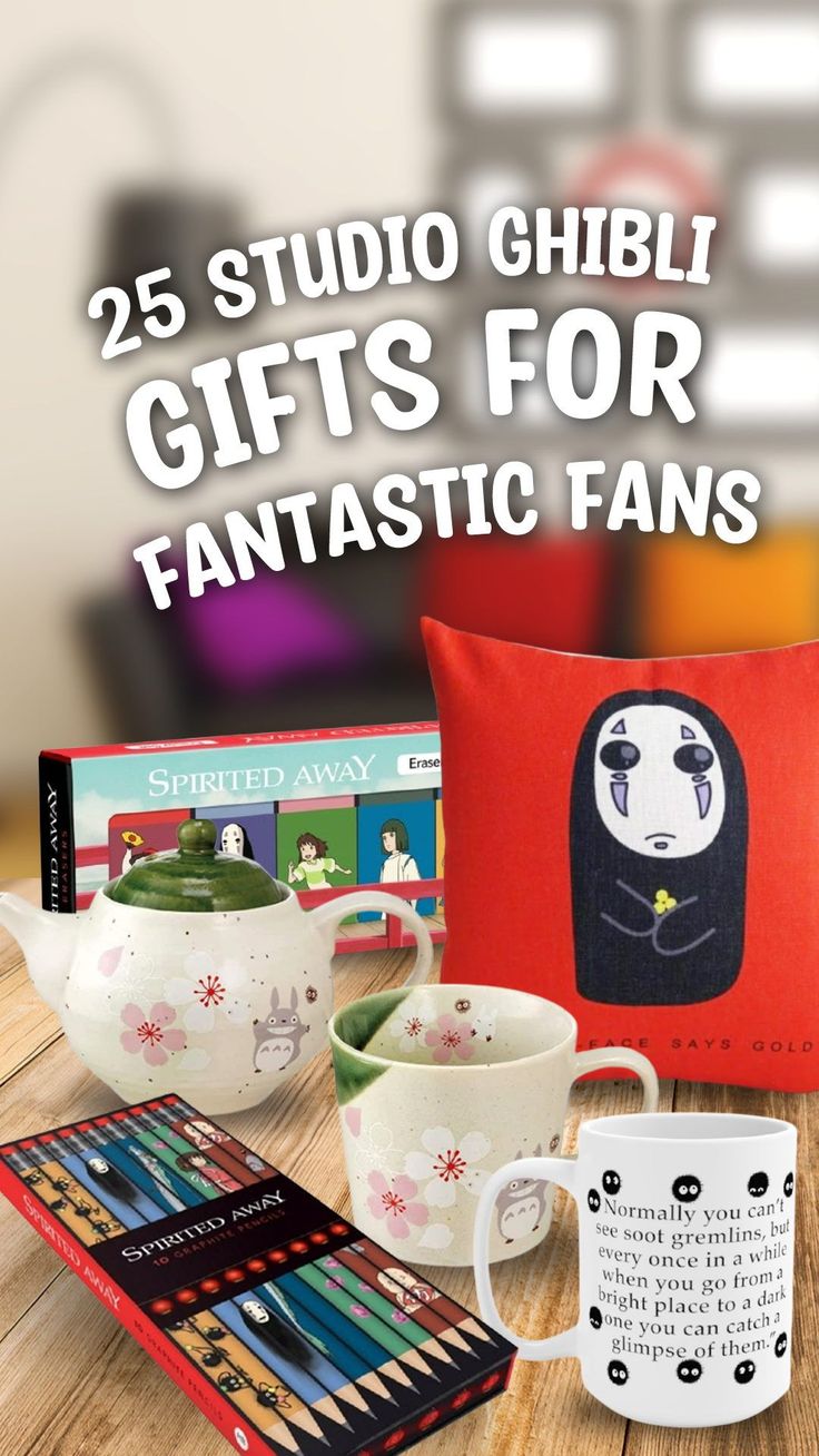 gifts for fantasstic fans with the title 25 studio ghibli gifts for fantasstic fans