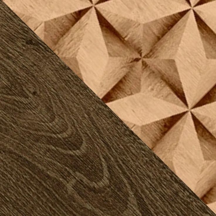 the wood grain pattern is made up of triangles