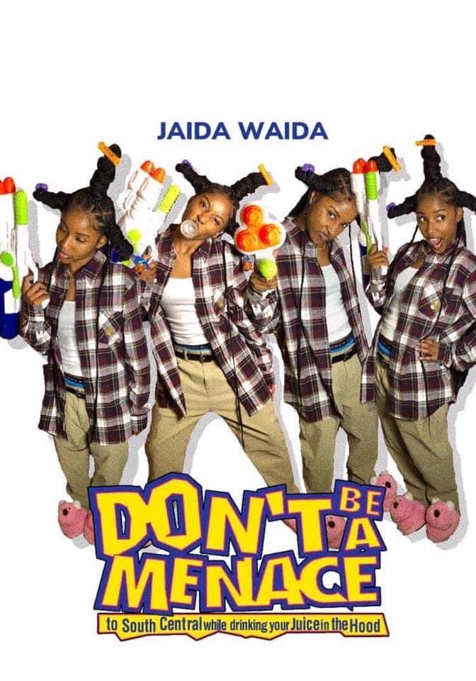 the poster for jadda wada's don't be meange album