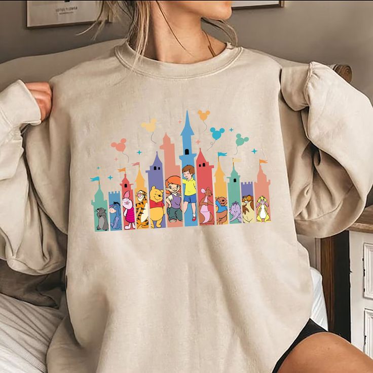 Villains Halloween, Disneyland Sweatshirt, Pooh Halloween, Winnie The Pooh Halloween, Castle Disney, Pooh Winnie, Squad Shirt, Disney Shirt, Digital Gifts