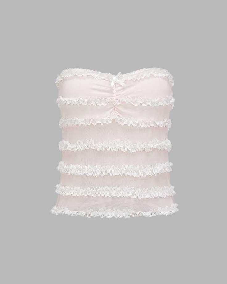 Details: Layered tube top with lace design Top Length: Cropped Sleeve Length: Sleeveless Materials:95% Polyester + 5% Spandex Lace Tube Top, Crop Top With Jeans, Halter Top Dresses, Floral Bodycon, Pink M, Trendy Summer Outfits, Vintage Grunge, Cami Crop Top, Halter Crop Top