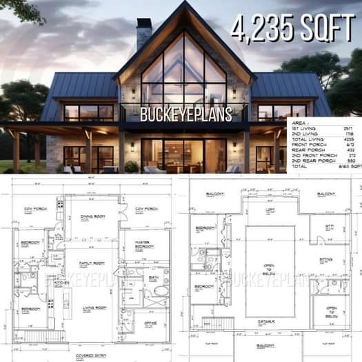 this is the floor plan for a 4 bedroom, 2 bath house with an attached loft