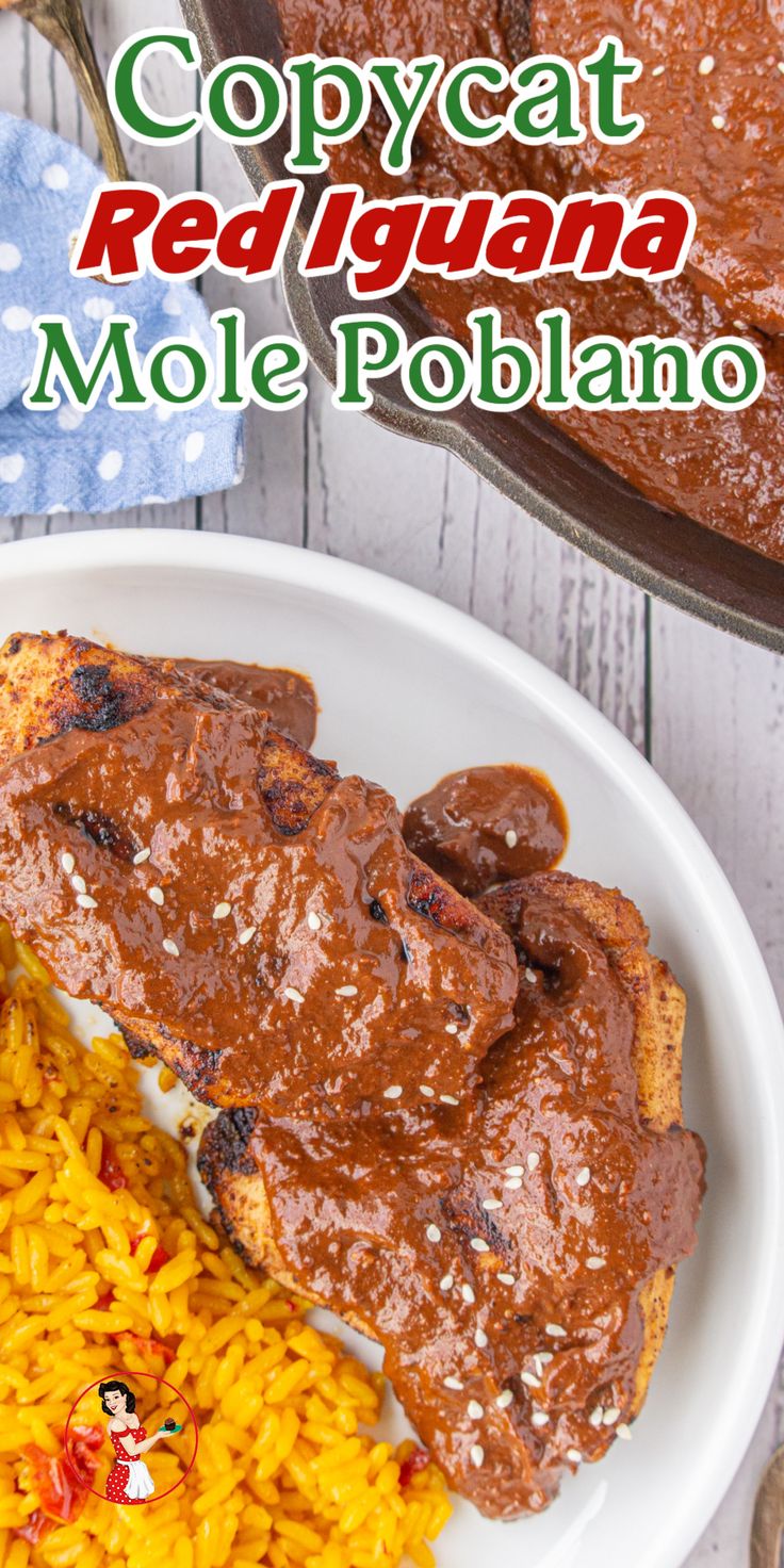 An overhead view of grilled chicken covered in mole sauce. Chicken Mole Recipe Dona Maria, Southern Comfort Food Recipes, Mole Sauce Recipe, Mexican Mole Sauce, Chicken Mole Recipe, Mexican Mole, Mole Recipe, Food Authentic, Restless Chipotle