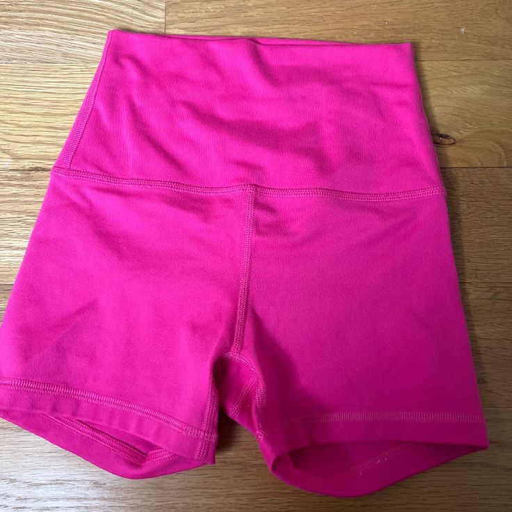 Color: Hot Pink Condition: New. Never Worn. Size: Xxs Pink Compression High-waisted Biker Shorts, Pink High-waisted Athletic Shorts With Built-in Shorts, Pink High Waist Athletic Shorts With Built-in Shorts, Pink Compression Biker Shorts, Fitted Pink Boxer Briefs For Summer, Sporty Pink Boxer Briefs For Sports, High Waist Cotton Sports Shorts, High Waist Fitted Cotton Biker Shorts, Fitted High Waist Cotton Biker Shorts