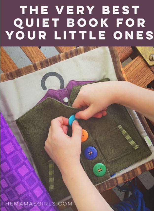 the very best quiet book for your little ones to learn how to sew with buttons