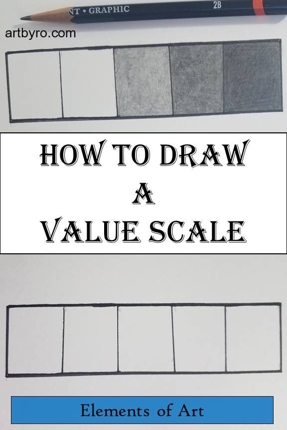 how to draw a value scale for your art project with the text, how to draw a value scale