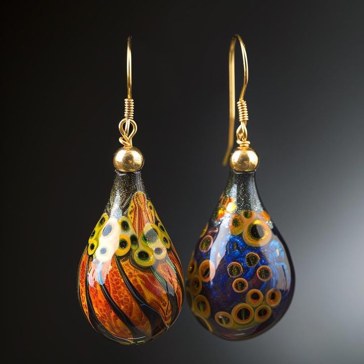 Make a bold statement with custom glass earrings that are designed to be as unique and individual as you are. These earrings are crafted by skilled artisans who use a variety of glass techniques, such as blowing, molding, and etching, to create one-of-a-kind pieces that reflect your personal style and artistic sensibility. Whether you prefer bold and colorful designs or subtle and minimalist styles, custom glass earrings are a wearable work of art that showcases your creativity and individuality Modern Glass Teardrop Earrings, Glass Drop Earrings With Matching Set, Glass Drop Earrings As Gift, Modern Glass Earrings For Gifts, Artisan Teardrop Earrings With Artistic Design, Handmade Murano Glass Earrings For Gift, Handmade Murano Glass Earrings As Gift, Modern Handmade Glass Earrings, Glass Teardrop Earrings With Ear Wire