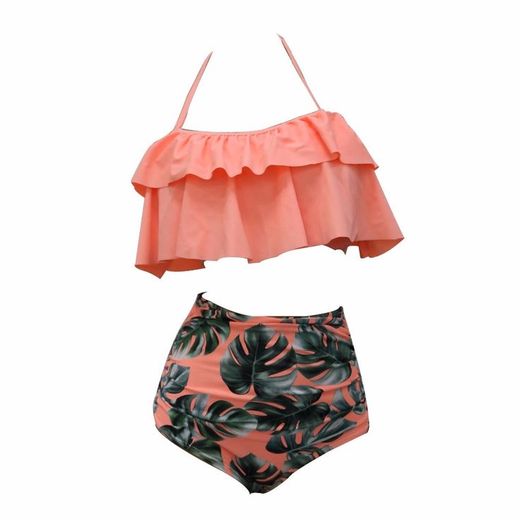 Material: Acetate, Polyester, Spandex, Cotton • Style: Ladies Swimwear • Item Type: Bikinis Set • Pattern Type: Patchwork, Floral, Solid • Waist: High Waist • With Pad: Yes • Fit: Fits True To Size, Take Your Normal Size • Support Type: Wire Free • Item Type: Bikinis Set • Year: 2017 New Arrival Swimwear • Item Type: Bikini Set Bathsuit • Sale: Wholesale Retail Drop Shipping Free • Summer Style High Quality: Perfect Quali • Design For: Beach Swimwear Beach Bathing Suits, Swimsuits Outfits, High Waisted Swim, Cute Bathing Suits, Swimwear Women, Ruffle Swimsuit, Female Girl, Cute Swimsuits, Summer Swim Suits