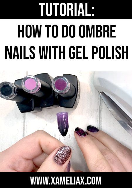 How to Do Ombre Gel Nails | Step by Step Tutorial | Gel Nail Gradient, Ombre Nails Hacks, Gel Nail How To Tutorials, Diy Ombre Gel Nails Art Tutorials, How To Do Gradient Gel Nails, How To Create Ombre Gel Nails, How To Paint With Gel Nail Polish, Diy Ombre Nails With Gel Polish, Nail Gel Ombre