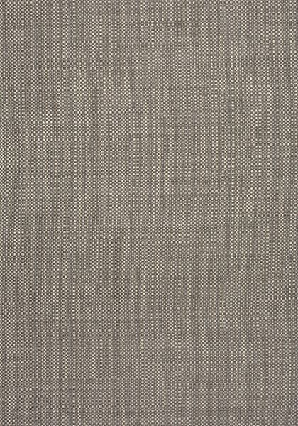 an upholstered gray fabric textured with small white dots on the top and bottom