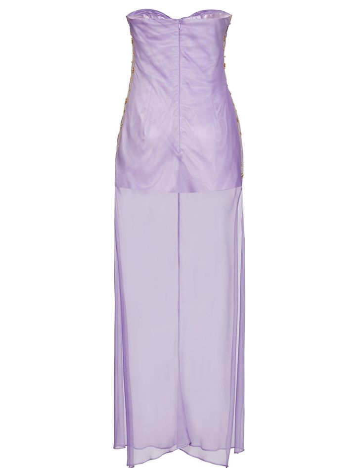 Strapless, maxi chiffon dress with bejeweled stones on the side Fits true to size designed for a slim fit light-weight, non-stretchy fabric Fabric Flashy chiffon (100% Polyester) Inner Lining: Lycra Satin (96% Polyester & 4% Lycra) Maxi Chiffon Dress, Strapless Maxi, Chiffon Maxi Dress, Stretchy Fabric, Chiffon Dress, Dresses For Work, Chiffon, Slim Fit, Sleeve Length