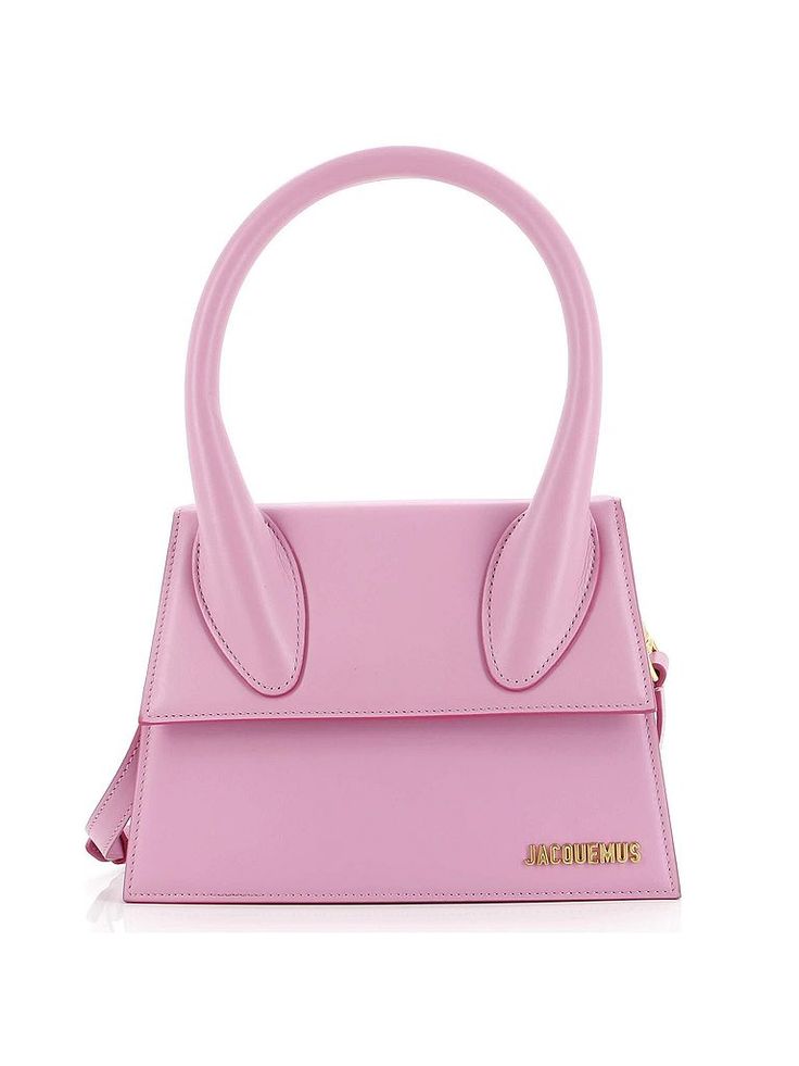 Jacquemus Leather Shoulder Bag Size: One Size Bags - used. 100% Leather | Jacquemus Leather Shoulder Bag: Pink Bags Le Chiquito Moyen, Jacquemus Le Chiquito, Jacquemus Bag, Neon Bag, Small Leather Bag, Structured Bag, Chic Bags, Givency Antigona Bag, Timeless Handbag