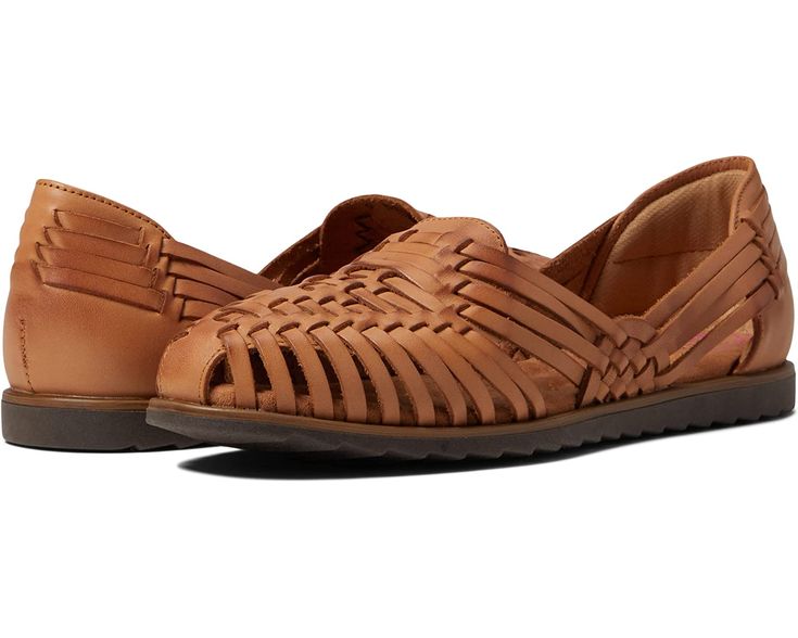 Comfortiva Rainer | Zappos.com Leather Slip-ons With Woven Sole For Summer, Leather Slip-ons With Woven Sole For Spring, Comfortable Woven Leather Slip-on Sandals, Leather Woven Leather Slip-on Sandals, Casual Open Toe Huarache Sandals With Woven Sole, Casual Leather Open Toe Slip-ons, Casual Huarache Sandals With Woven Sole For Beach, Casual Summer Slip-ons With Leather Footbed, Casual Huarache Sandals With Woven Sole For Vacation