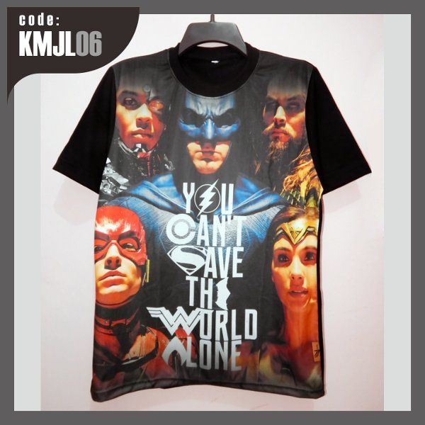 Beli Kaos Justice League KMJL06 dengan harga murah Rp85.500 di Lapak Jemari Kanan Shop ehartoko - Salatiga. ✔ Pengiriman cepat ✔ Pembayaran 100% aman Superhero Fashion, Justice League, Mens Graphic, Jumper, Ootd, Mens Graphic Tshirt, Mens Tops, Mens Tshirts, T Shirt