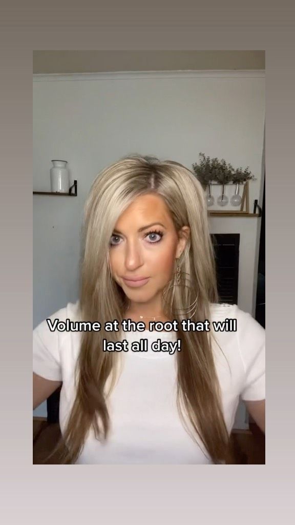 Top Volume Hairstyles, Long Big Hair Volume, Volume At Roots How To Get, How To Give Hair Volume At Roots, How To Get Big Volume Hair, Volume Top Of Head, Root Volume How To Get, How To Give Your Hair More Volume Roots, How To Get Big Hair Volume