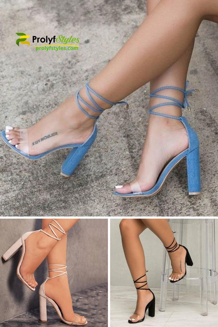 Stand tall and command attention when you sport these strappy High heels, which are sure to help you make a powerful entrance to all of this season's glamorous events!  strappy heels outfit casual| strappy heels outfit casual street fashion| black strappy heels outfit casual| casual heels |Ladies Zapatos De Mujer| block heels sandal  #womenshoes #highheels #casualheels #streetstyles #blackheels #blockheels Spring Date Night Block Heel Sandals, Spring Ankle Strap Block Heels For Night Out, Spring Ankle Strap Heels For Date Night, Spring Date Night Ankle Strap Heels, Spring Date Night Heels With Ankle Strap, Chic Block Heel Lace-up Sandals For Night Out, Trendy Lace-up Sandals For Night Out In Spring, Round Toe Heels For Summer Date Night, Stacked Heel Heels For Date Night In Spring