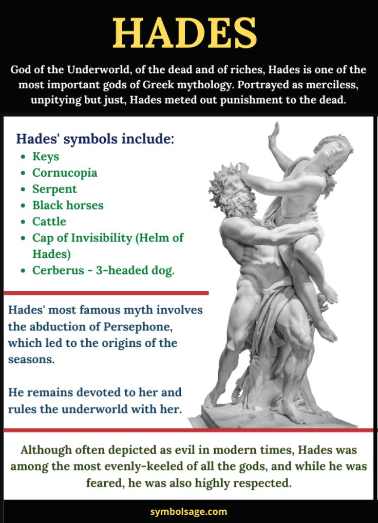 a poster with some information about the different types of statues and their names on it