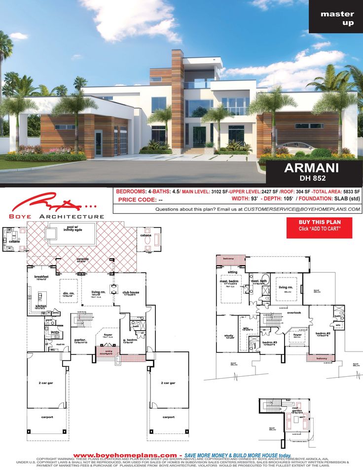 the floor plan for this modern house