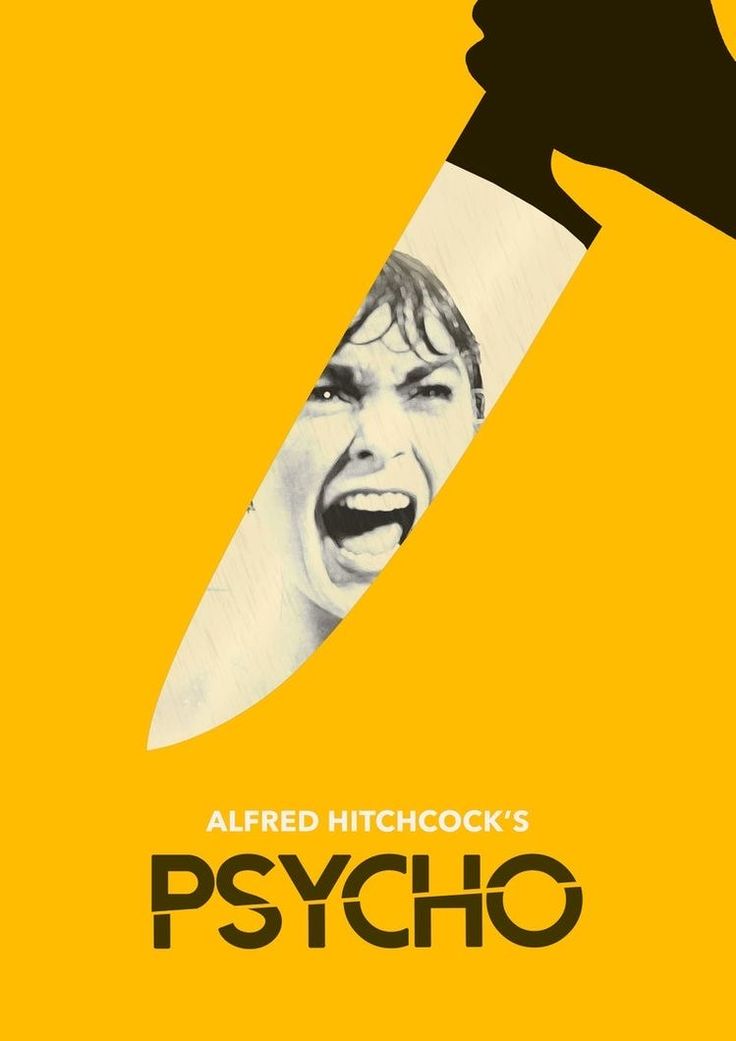 an advertisement for the movie's poster, featuring a woman holding a knife in her hand