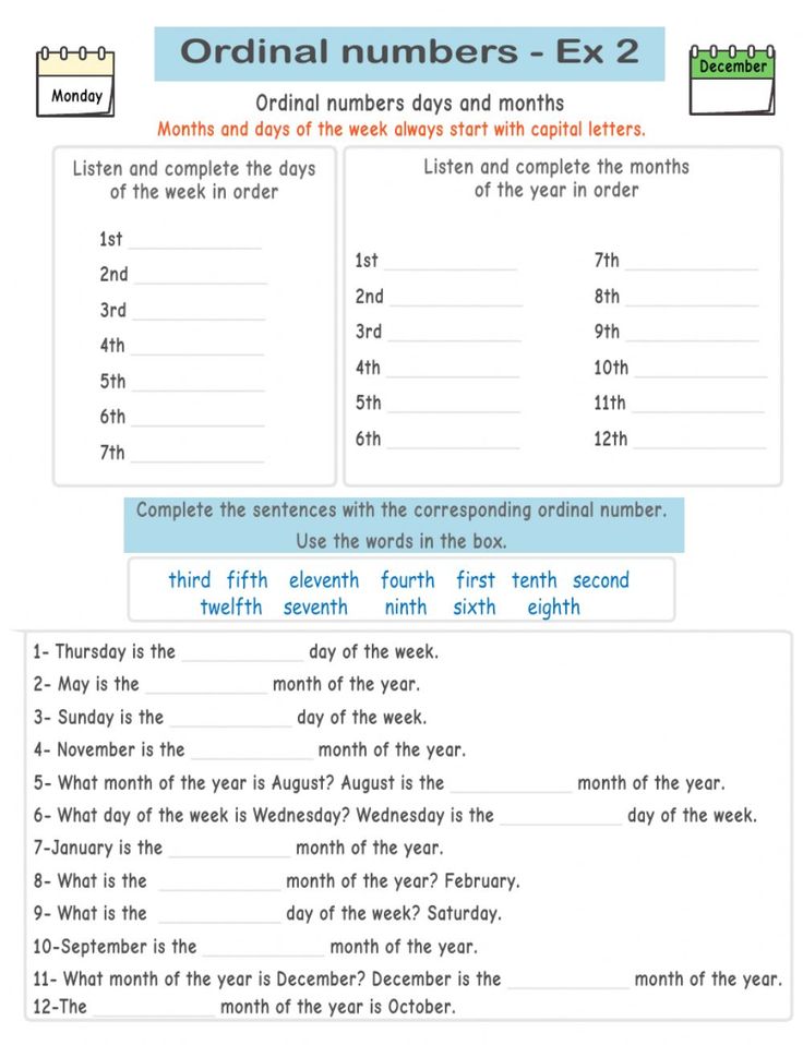 the worksheet for ordering numbers in order to be written on it's own page