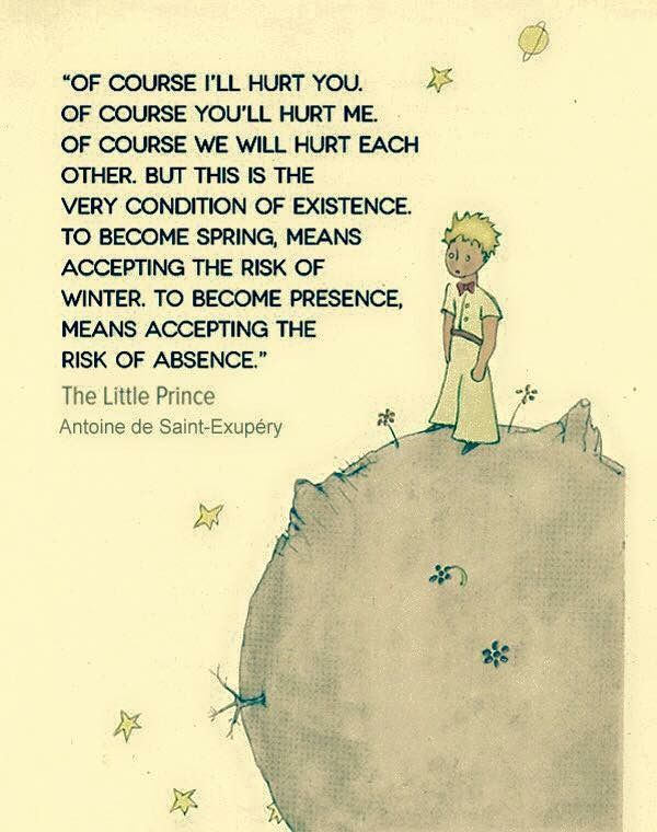 the little prince is standing on top of a rock