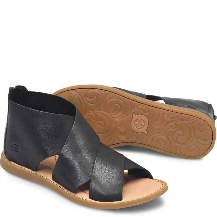 Leather Slip-on Sandals With Removable Insole, Leather Sandals With Removable Insole And Round Toe, Leather Sandals With Rubber Sole And Almond Toe, Leather Sandals For Everyday Use, Leather Cushioned Slip-on Sandals, Leather Sandals With Cushioned Footbed And Round Toe, Leather Slip-on Sandals With Leather Footbed, Leather Slip-on Sandals With Cushioned Footbed, Lightweight Leather Round Toe Sandals