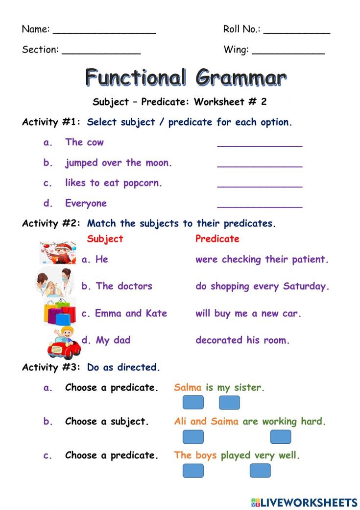 a worksheet with words and pictures on it