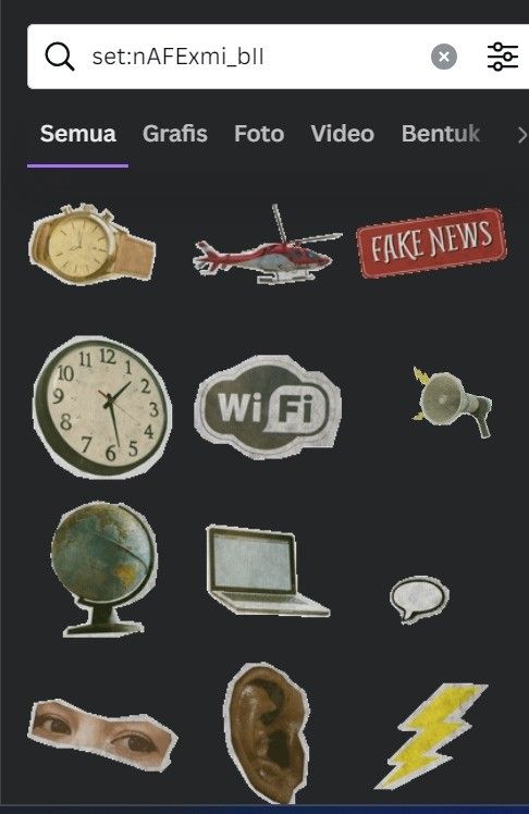 an image of stickers that are on the back of a cell phone screen,