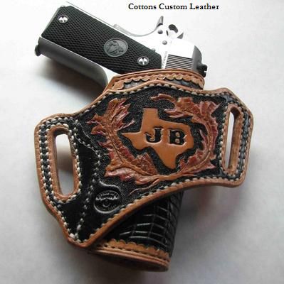 Custom holster Custom Revolver, Leather Holster Pattern, 1911 Holster, Revolver Holster, Custom Leather Work, Leather Workshop, Leather Carving, Magazine Holders, Kydex