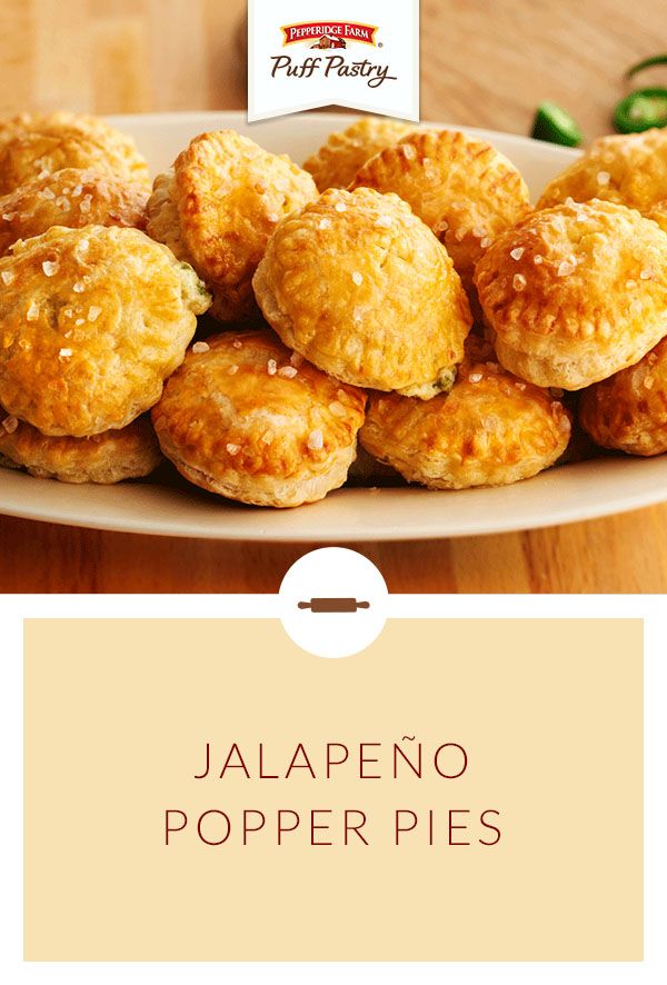 some food is on a plate and the words jalapeno popper pies are above it