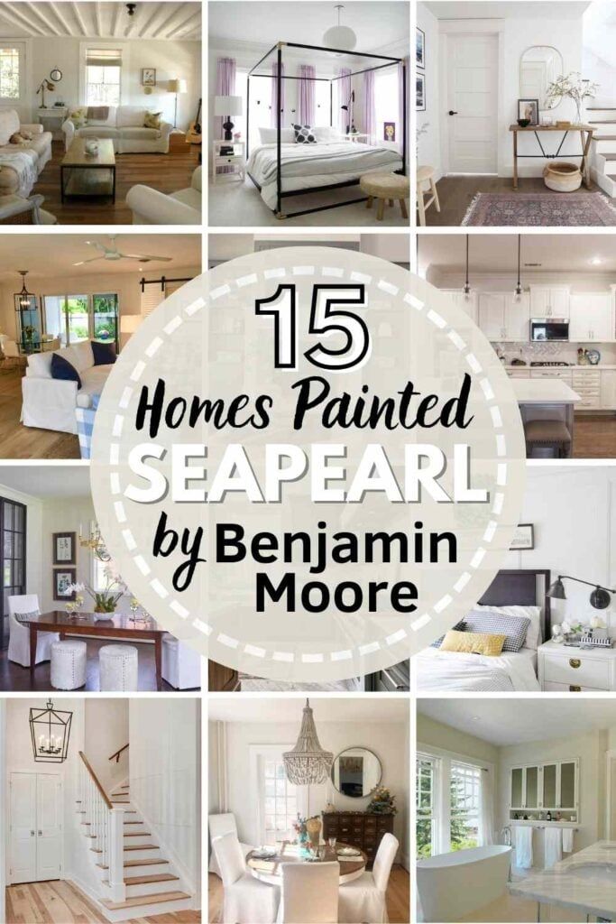 the top ten homes painted sea pearl by benjaminmore is featured in this post