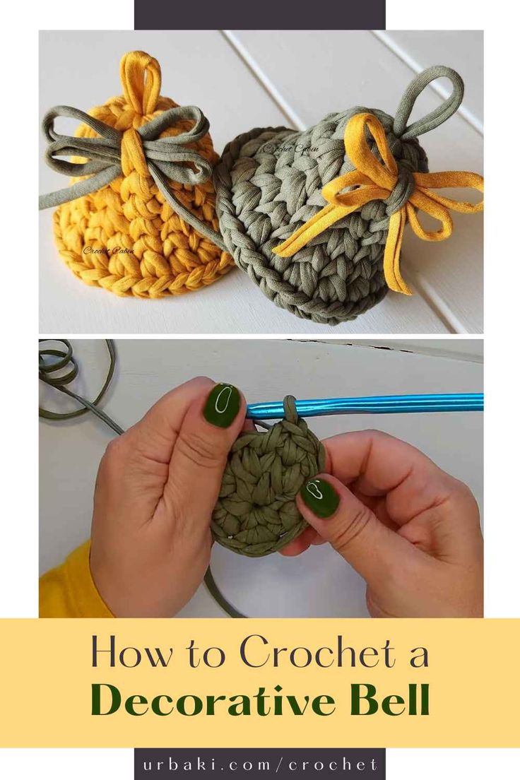 how to crochet a decorative bell