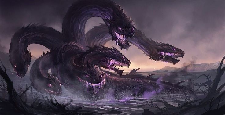 an image of a dragon in the water