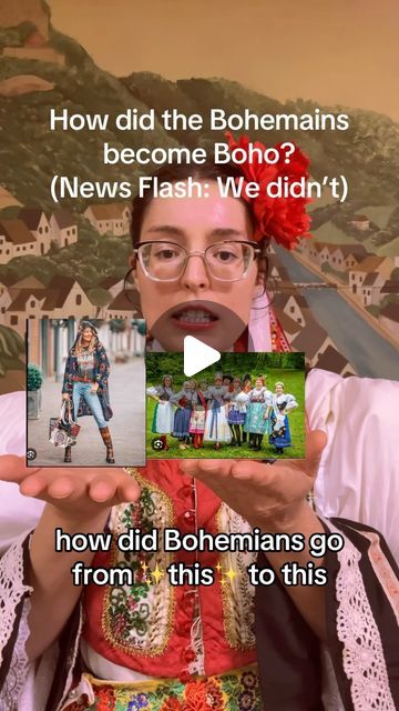 Gemma Sonders on Instagram: "A shortened history of “Boho” and how Bohemian became ✨trendy✨ 🇨🇿🇺🇸🇫🇷 #bohemian #bohemia #boho #bohochic #culturalappropriation #edutok #education #love #marketing #french #roma #romani" Bohemian History, Bohemian People, Cultural Appropriation, Instagram A, Boho Chic, Education, Marketing, History, On Instagram