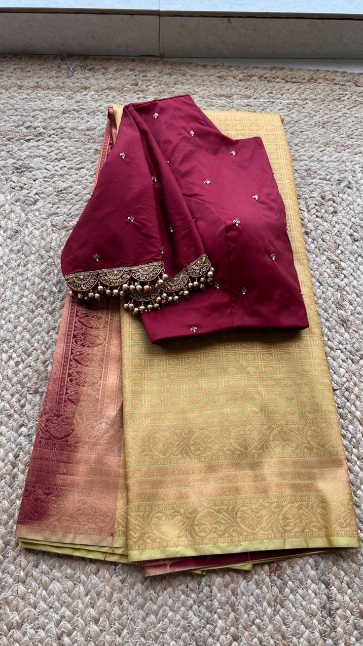 www.threadslabel.com

Threads golden zari and maroon casual silk saree with exclusive aari worked blouse 

#threadsfashions #threadslabel #threadssarees #shobananithin #threadsbridals #threadsblouse #sarees #blouse #bridal #silksaree #threadssilksaree #threads Silk Embroidery Blouse, Maroon Silk Saree, Salwar Kurti, Worked Blouse, Sleeveless Blouse Designs, Cotton Saree Blouse Designs, Traditional Blouse Designs, Wedding Saree Blouse Designs, New Saree Blouse Designs