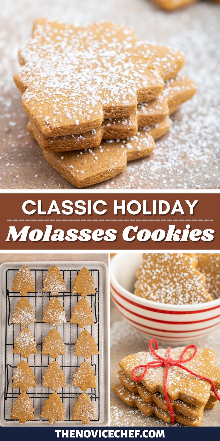 the classic holiday molasses cookies recipe is easy to make and delicious