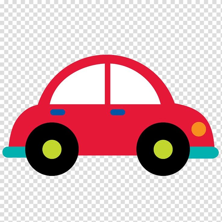 a red car on a transparent background