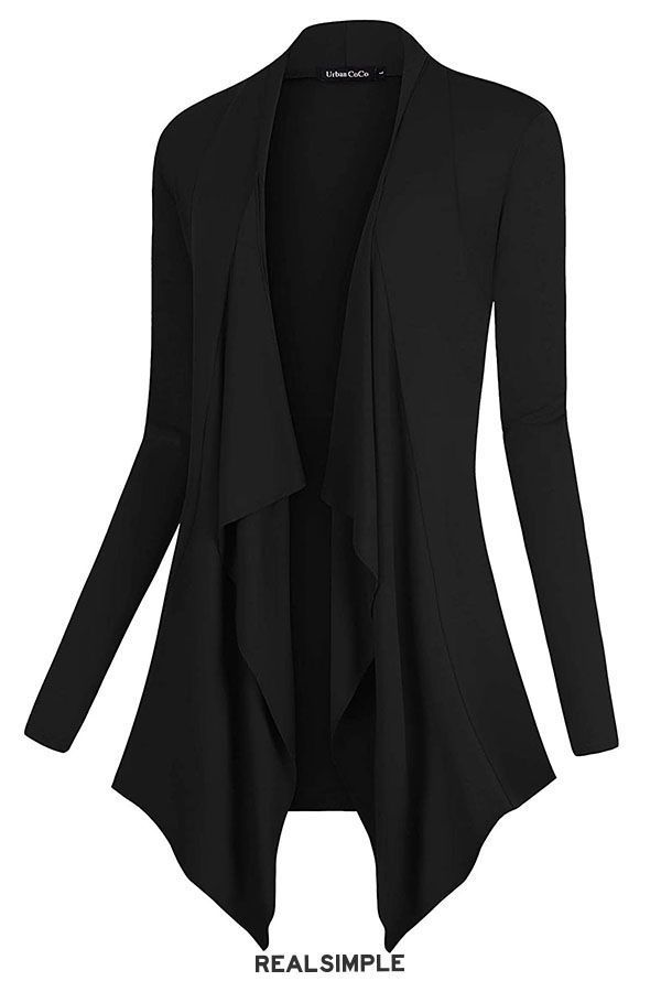 Women Blazer, Cardigan Long Sleeve, Gilet Long, Outfit Jeans, Drape Cardigan, Irregular Hem, Cardigan Outfits, Casual Cardigans, Cardigan Long