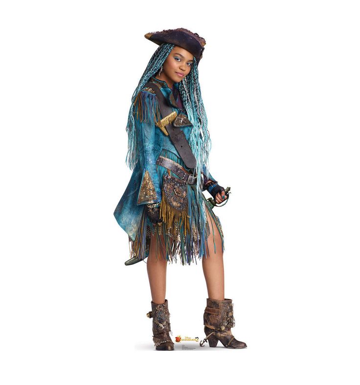 Uma is the main antagonist who appears in the sequel Descendants 2. She is the daughter of Ursula. Trivia China Anne McClain, who portrayed Uma, also providing the voice of Freddie Facilier, daughter of Dr. Facilier, in the animated short series Descendants: Wicked World., According to Rise of the Isle of the Lost: A Descendants Novel, Uma emits a shrimp odor due to getting dunked with shrimp larva by Mal, earning her the nickname "Shrimpy"., In the movie, Uma shown her loyalty by c... Descendants 2 Uma, Drizella Tremaine, Uma Descendants, Disney Descendants 2, Descendants Costumes, Pirate Dress, Descendants Party, China Anne Mcclain, China Anne