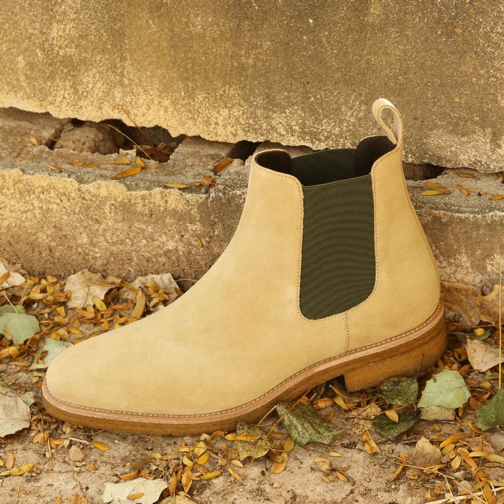 Hasutu Chelsea Boot - Q by QS Classy Boots, Styling Chelsea Boots, Designed Shoes, Mens Dress Boots, Gentleman Shoes, Botas Chelsea, Custom Design Shoes, Custom Made Shoes, Hot Style