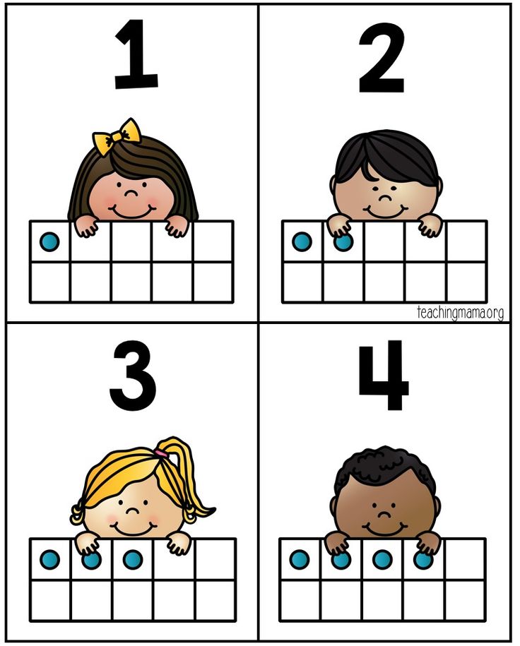 four different ways to learn numbers in the classroom