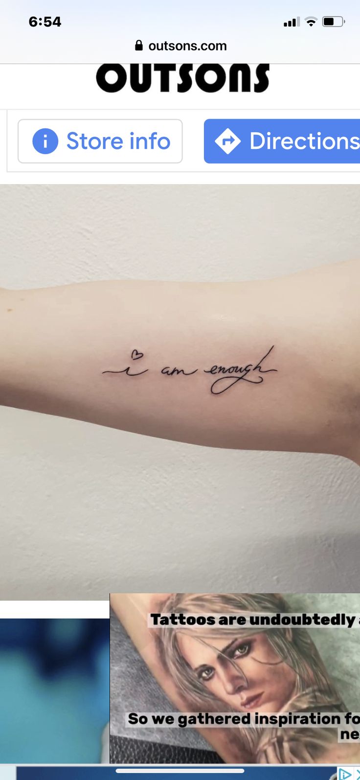 an image of a woman's arm with the words i love you in cursive writing