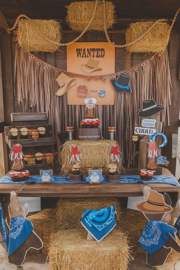 77+ Rodeo Birthday Party Themes for a Rootin’ Tootin’ Good Time Cowboy Theme Party Ideas, Cowboy Theme Party Decorations, Cowboy Themed Birthday Party, Rodeo Birthday Party, Rodeo Birthday Parties, Cowboy Theme Party, Birthday Party Theme Ideas, Rootin Tootin, Cowboy Birthday Party