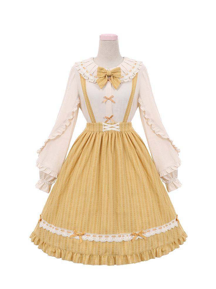 Outfit Ideas Kawaii, Fashion Outfits Cute, Kawaii Outfit Ideas, Kawaii Outfit, To Alice, Yellow Clothes, Old Fashion Dresses, Yellow Outfit, Kawaii Fashion Outfits