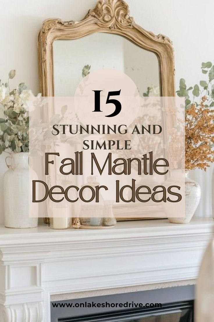 Fall Mantle DECOR IDEAS Mantel Decorating Ideas For Thanksgiving, Fall Decor Ideas For The Home Mantle With Tv, Fall Mantle With Mirror, Easy Fall Mantel Decorations, Fall Mantel Decorating Ideas 2024, Decor For Mantle With Tv, Simple Fall Mantel Decor, Thanksgiving Fireplace Decor Mantles, Fall Mantle Decor 2024